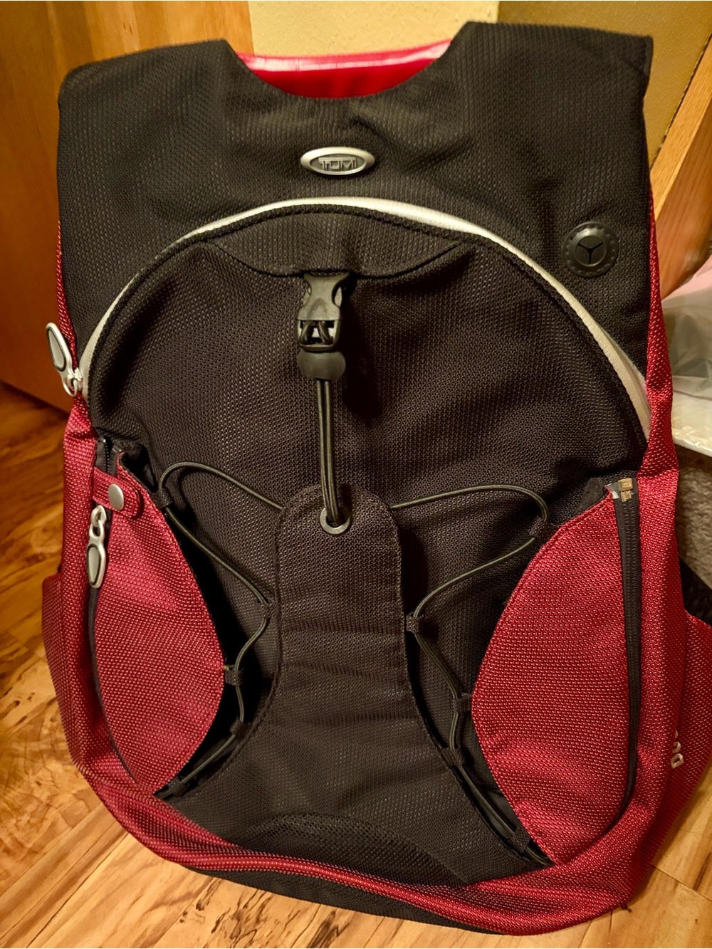 Tumi Race T3 Ducati Corse Series Moto Backpack Helmet Ballistic Nylon like new